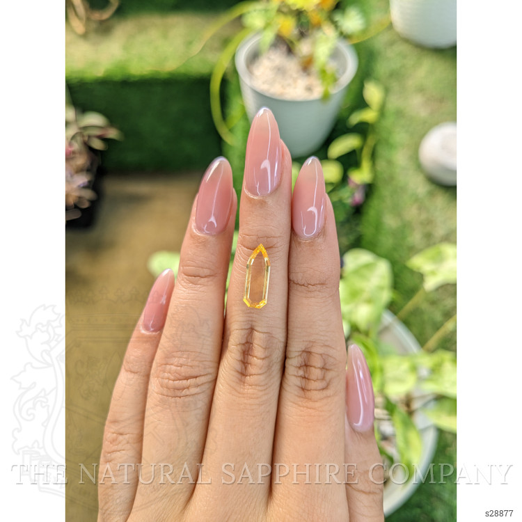 1.88 Ct. Yellow Sapphire from Ceylon (Sri Lanka)