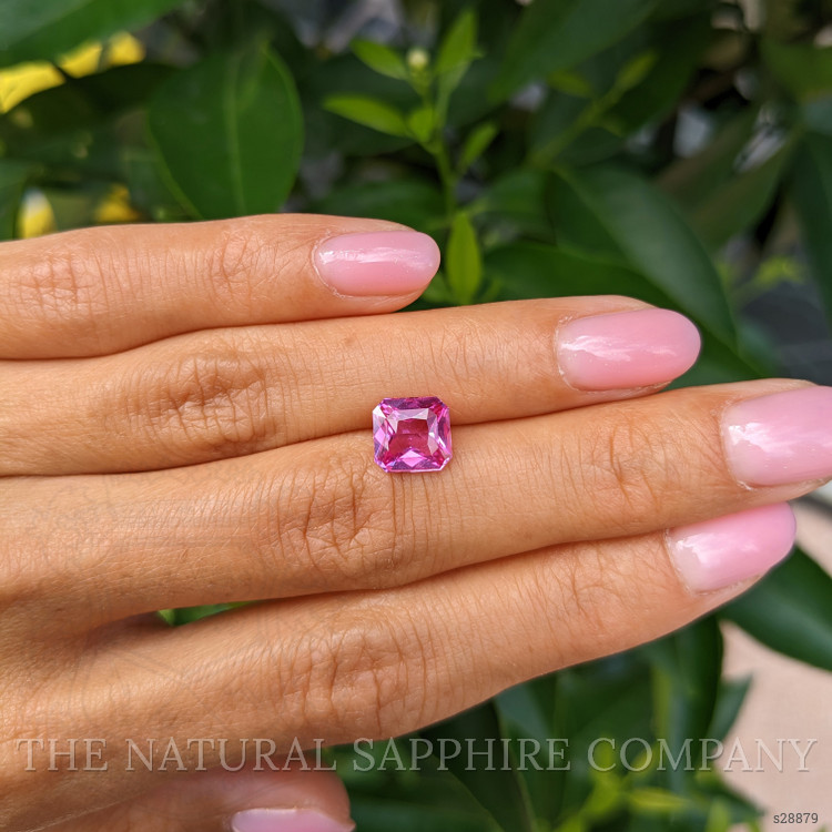 2.61 Ct. Purplish Pink Sapphire from Ceylon (Sri Lanka)