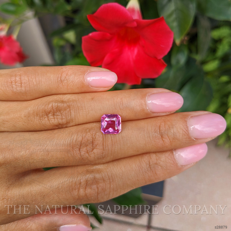 2.61 Ct. Purplish Pink Sapphire from Ceylon (Sri Lanka)
