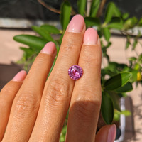 3.13 Ct. Pink Sapphire from Ceylon (Sri Lanka) Life Style