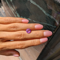 2.53 Ct. Purplish Pink Sapphire from Ceylon (Sri Lanka) Life Style