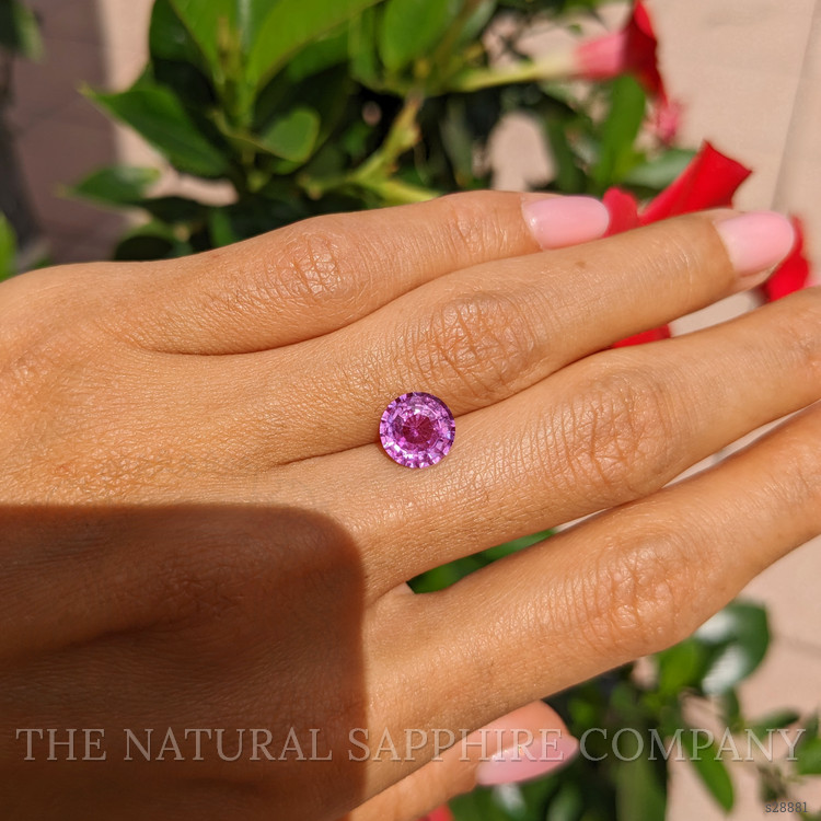 2.53 Ct. Purplish Pink Sapphire from Ceylon (Sri Lanka)
