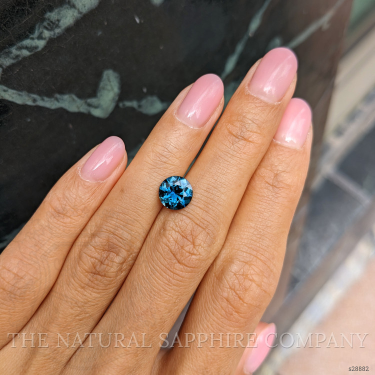 2.12 Ct. Bluish Green Sapphire from Madagascar