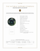 2.24 Ct. Bluish Green Sapphire from Madagascar Scan Report