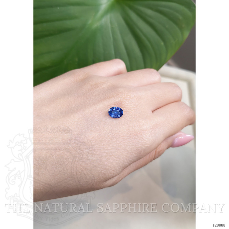 1.39 Ct. Blue Sapphire from Ceylon (Sri Lanka)