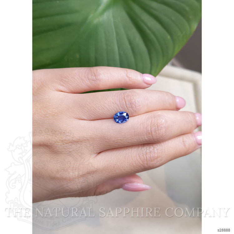 1.39 Ct. Blue Sapphire from Ceylon (Sri Lanka)