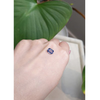 1.71 Ct. Purplish Blue Sapphire from Ceylon (Sri Lanka) Life Style
