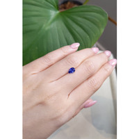 0.96 Ct. Blue Sapphire from Ceylon (Sri Lanka) Life Style