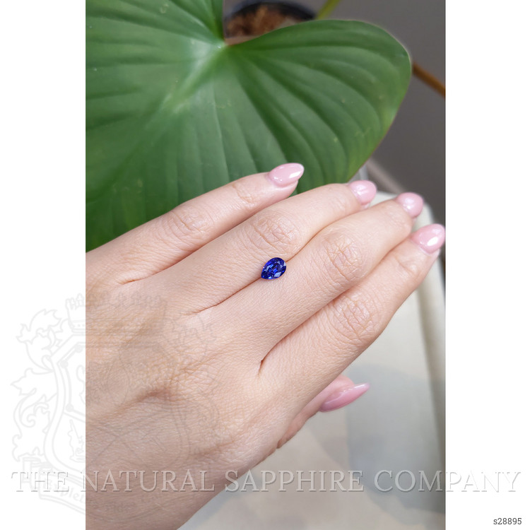 0.96 Ct. Blue Sapphire from Ceylon (Sri Lanka)