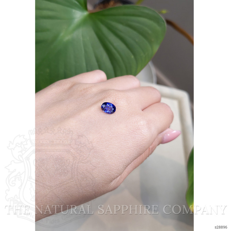 1.45 Ct. Blue Sapphire from Ceylon (Sri Lanka)
