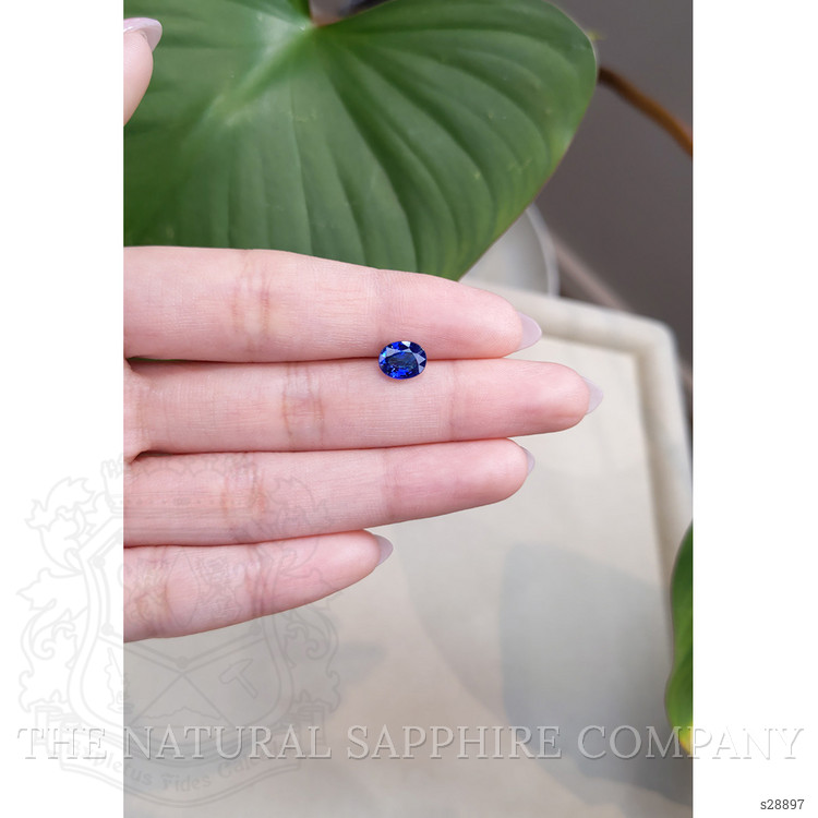 1.56 Ct. Blue Sapphire from Ceylon (Sri Lanka)