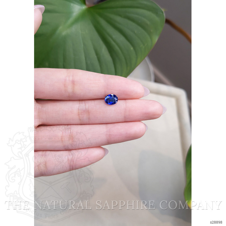 1.58 Ct. Blue Sapphire from Ceylon (Sri Lanka)