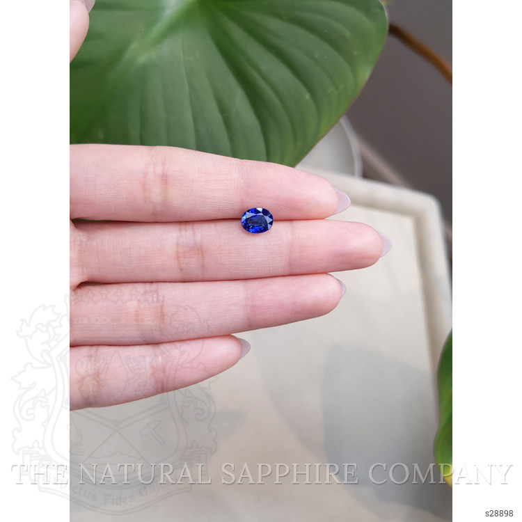 1.58 Ct. Blue Sapphire from Ceylon (Sri Lanka)