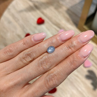 1.90 Ct. Grey Star Sapphire from Ceylon (Sri Lanka) Life Style