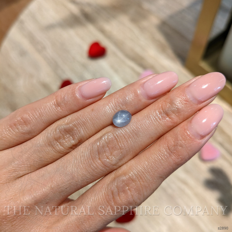 1.90 Ct. Grey Star Sapphire from Ceylon (Sri Lanka)