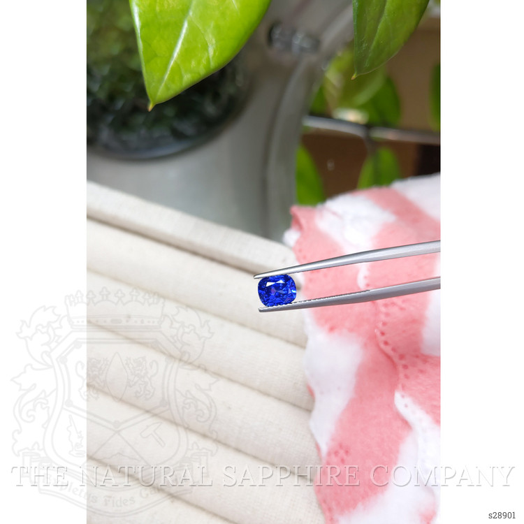 1.37 Ct. Blue Sapphire from Ceylon (Sri Lanka)
