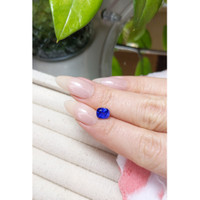 1.37 Ct. Blue Sapphire from Ceylon (Sri Lanka) Life Style