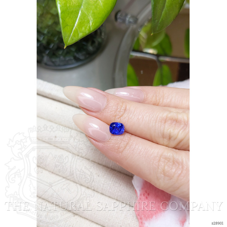 1.37 Ct. Blue Sapphire from Ceylon (Sri Lanka)