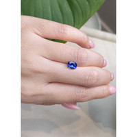 1.26 Ct. Blue Sapphire from Ceylon (Sri Lanka) Life Style