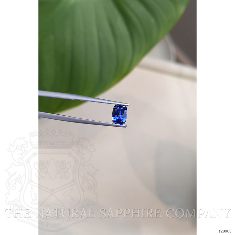 1.26 Ct. Blue Sapphire from Ceylon (Sri Lanka)
