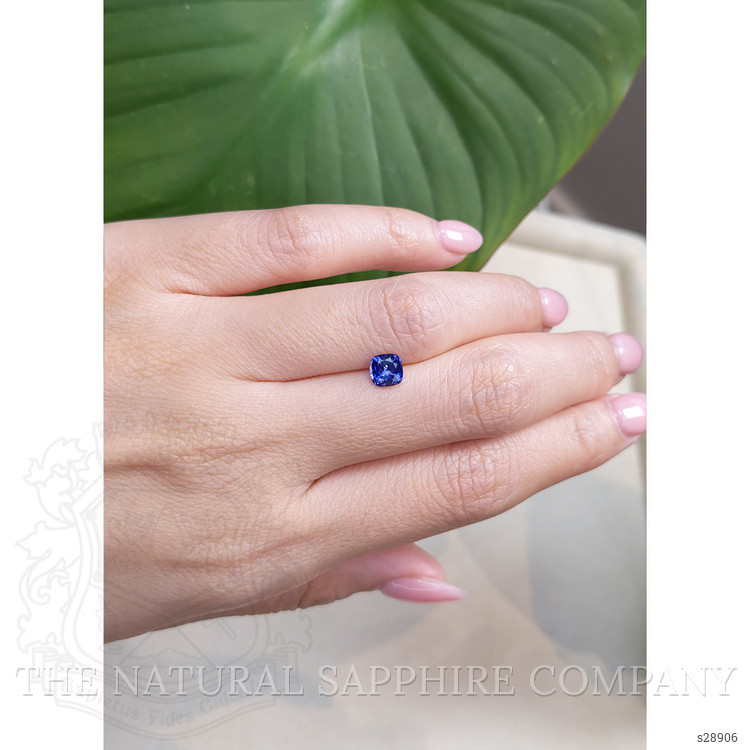 0.88 Ct. Blue Sapphire from Ceylon (Sri Lanka)