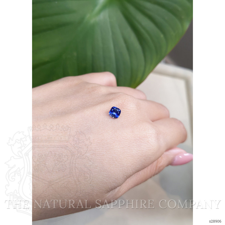 0.88 Ct. Blue Sapphire from Ceylon (Sri Lanka)