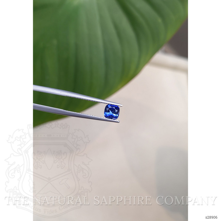 0.88 Ct. Blue Sapphire from Ceylon (Sri Lanka)