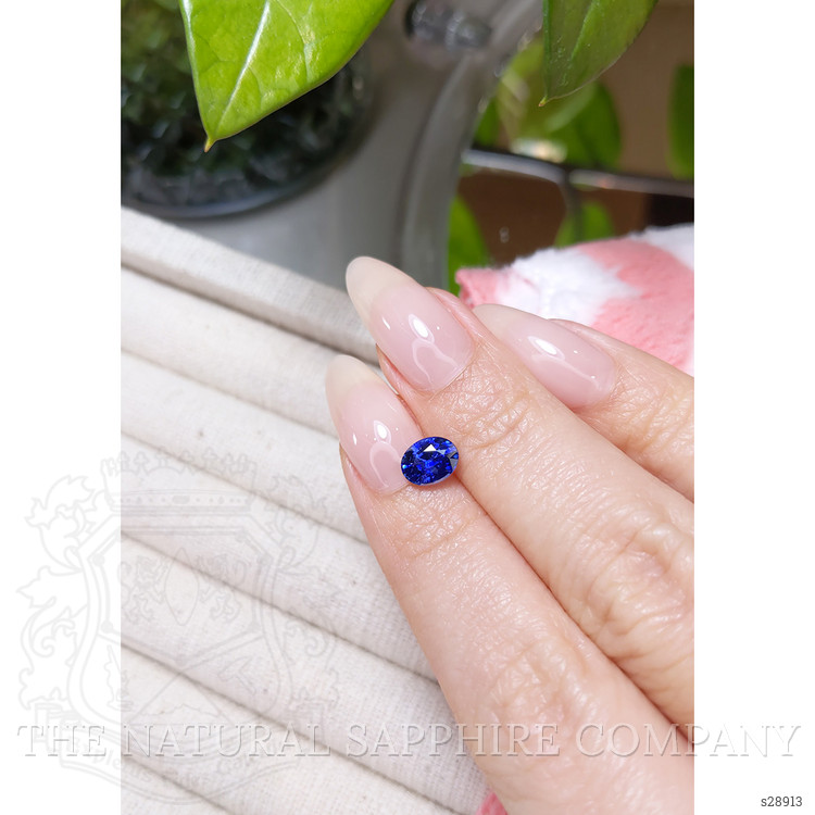 1.14 Ct. Blue Sapphire from Ceylon (Sri Lanka)