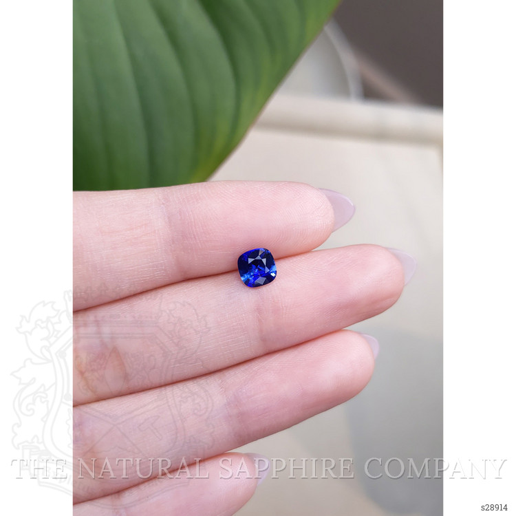 0.81 Ct. Blue Sapphire from Ceylon (Sri Lanka)