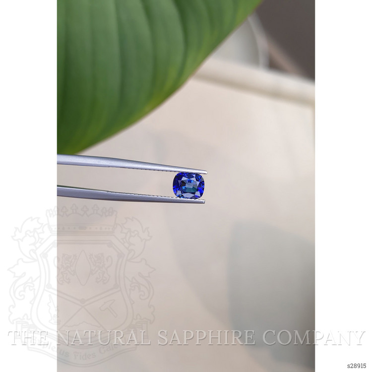 1.08 Ct. Blue Sapphire from Ceylon (Sri Lanka)
