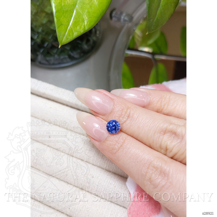 1.67 Ct. Blue Sapphire from Ceylon (Sri Lanka)