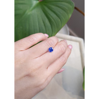 1.38 Ct. Blue Sapphire from Ceylon (Sri Lanka) Life Style