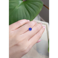 1.21 Ct. Blue Sapphire from Ceylon (Sri Lanka) Life Style