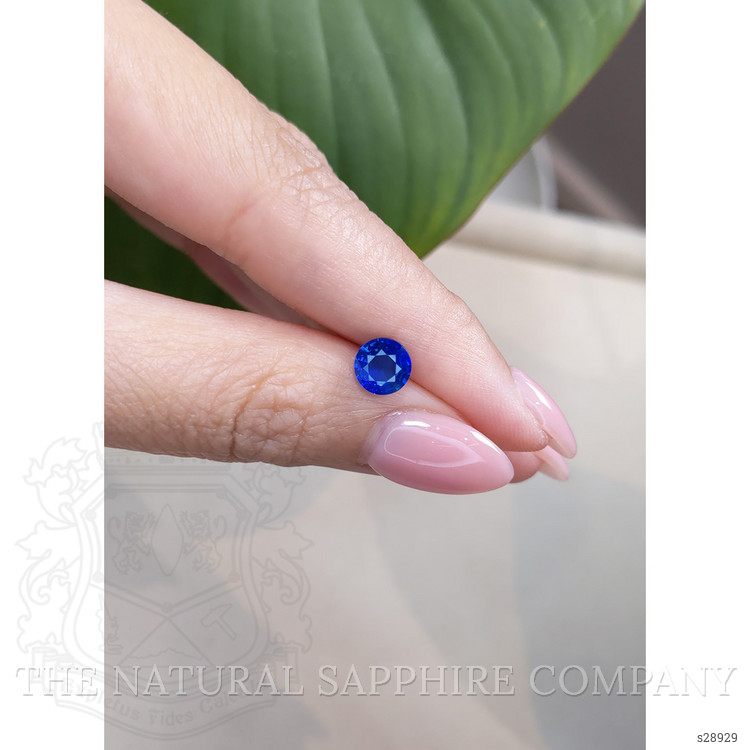 1.29 Ct. Blue Sapphire from Ceylon (Sri Lanka)