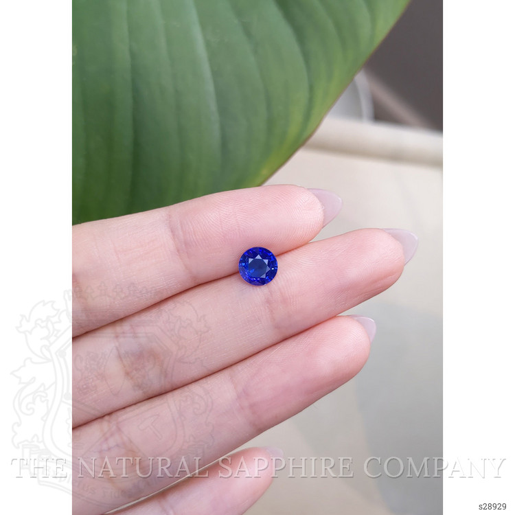 1.29 Ct. Blue Sapphire from Ceylon (Sri Lanka)