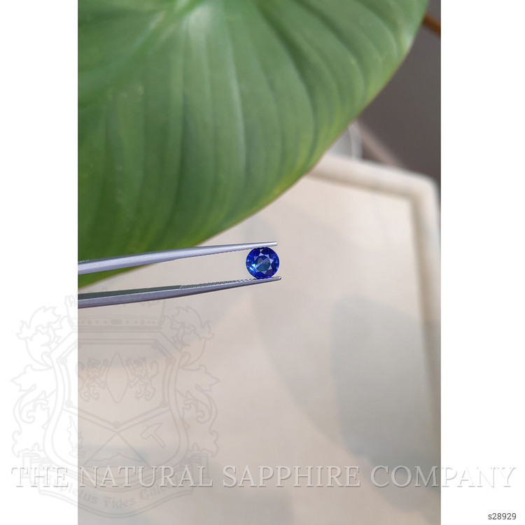 1.29 Ct. Blue Sapphire from Ceylon (Sri Lanka)