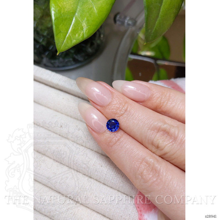1.26 Ct. Blue Sapphire from Ceylon (Sri Lanka)