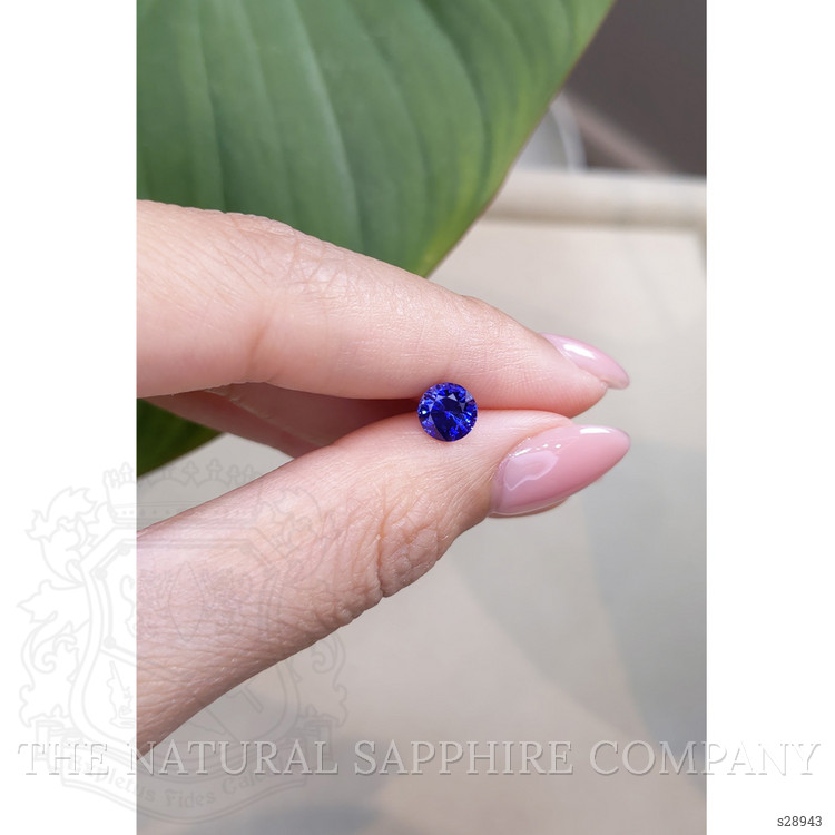 1.29 Ct. Blue Sapphire from Ceylon (Sri Lanka)
