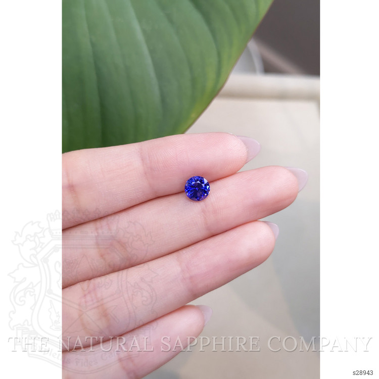 1.29 Ct. Blue Sapphire from Ceylon (Sri Lanka)