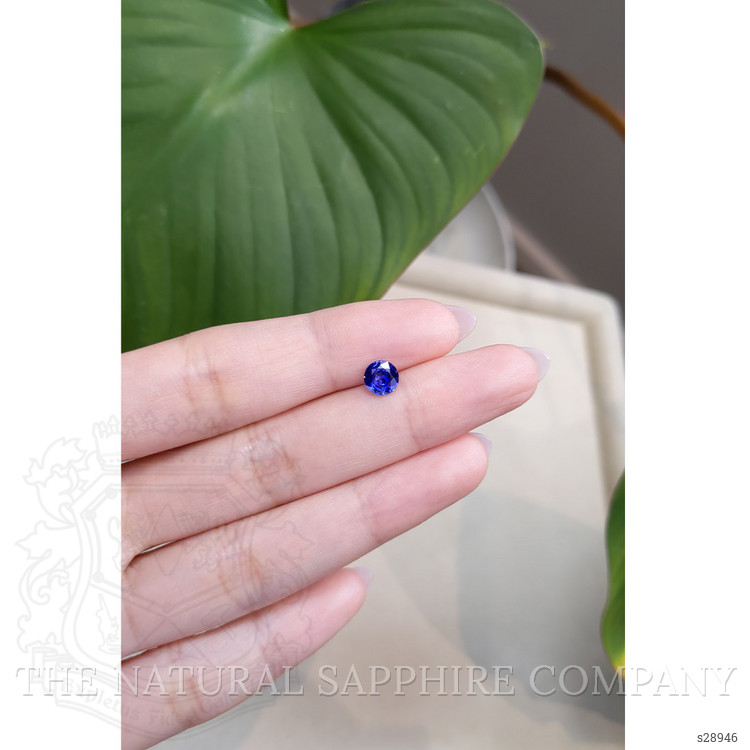 0.83 Ct. Blue Sapphire from Ceylon (Sri Lanka)