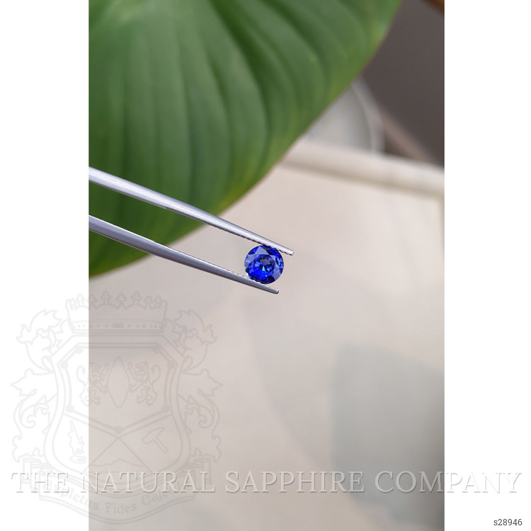 0.83 Ct. Blue Sapphire from Ceylon (Sri Lanka)