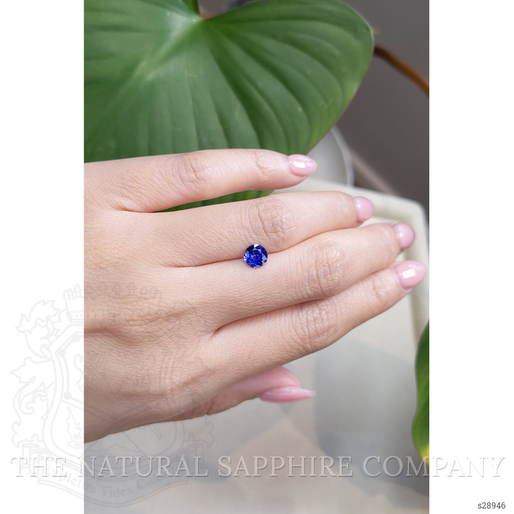 0.83 Ct. Blue Sapphire from Ceylon (Sri Lanka)