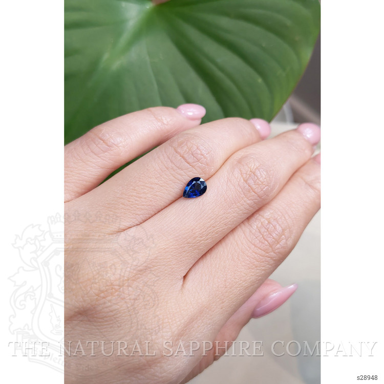 0.93 Ct. Blue Sapphire from Ceylon (Sri Lanka)