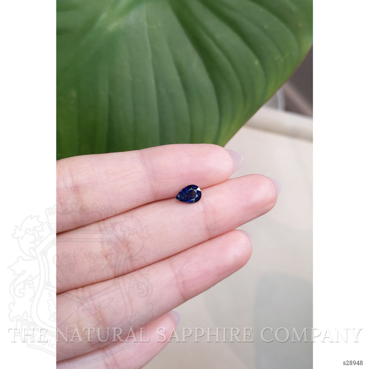 0.93 Ct. Blue Sapphire from Ceylon (Sri Lanka)