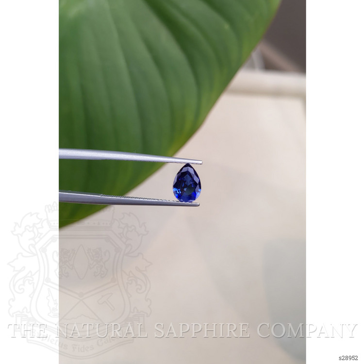 0.97 Ct. Blue Sapphire from Ceylon (Sri Lanka)