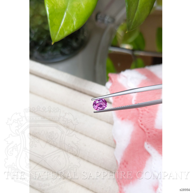 0.88 Ct. Pink Sapphire from Ceylon (Sri Lanka)