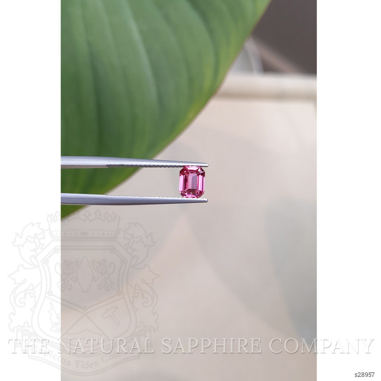 1.21 Ct. Reddish Pink Sapphire from Ceylon (Sri Lanka)
