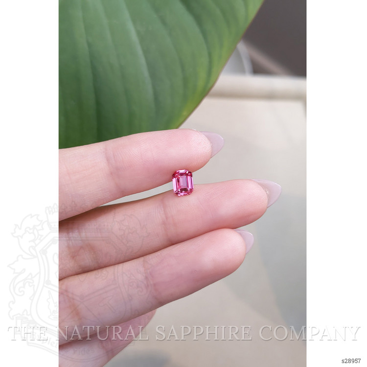 1.21 Ct. Reddish Pink Sapphire from Ceylon (Sri Lanka)