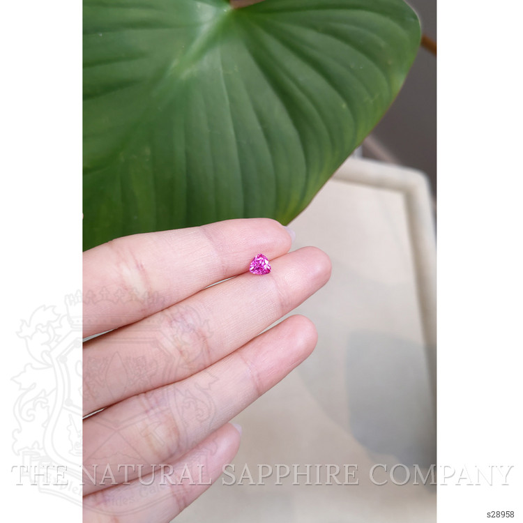 0.79 Ct. Pink Sapphire from Ceylon (Sri Lanka)