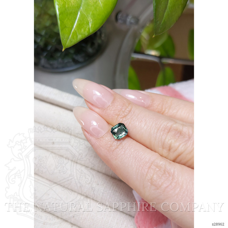 1.56 Ct. Green Sapphire from Ceylon (Sri Lanka)